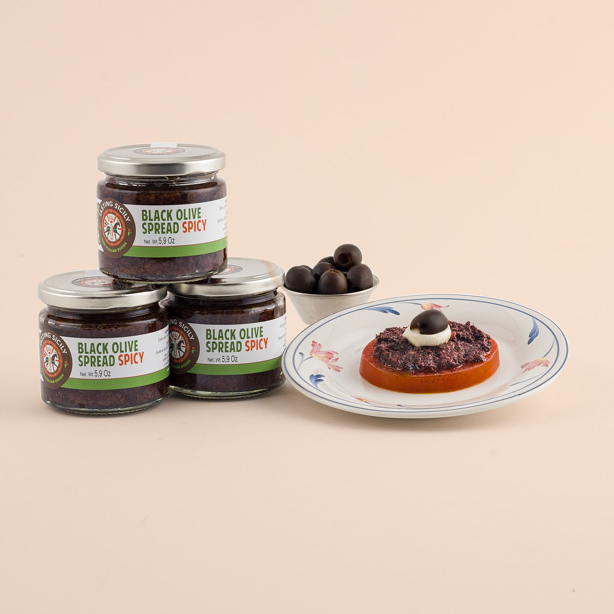 
                  
                    Sicilian Black Olive Spread Spicy
                  
                